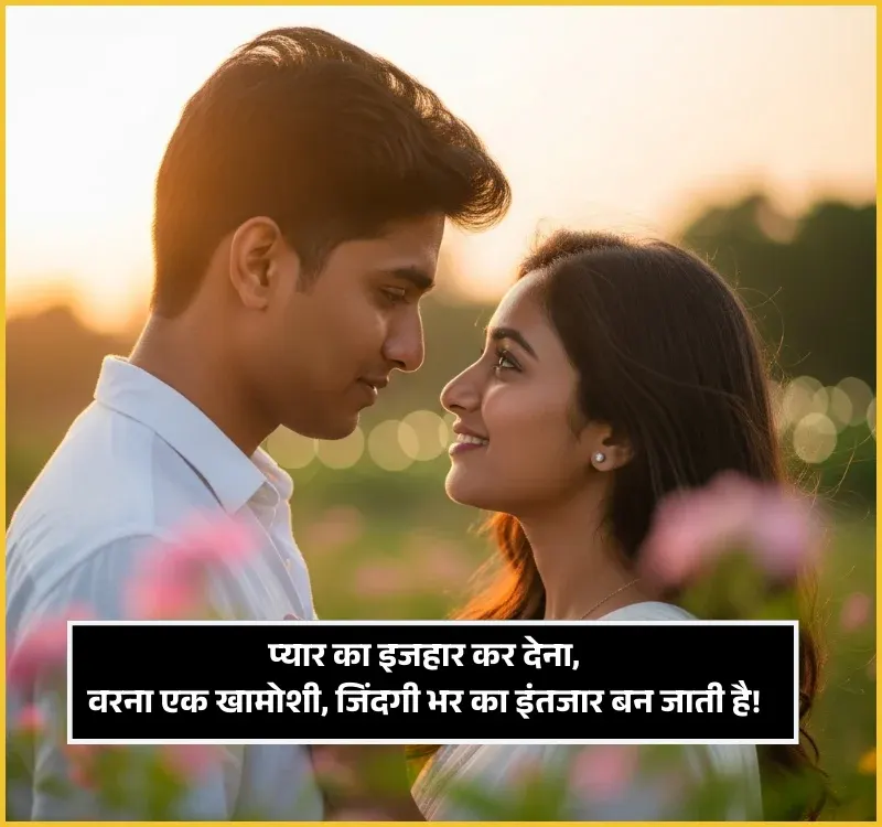 2 Line Propose Shayari in Hindi