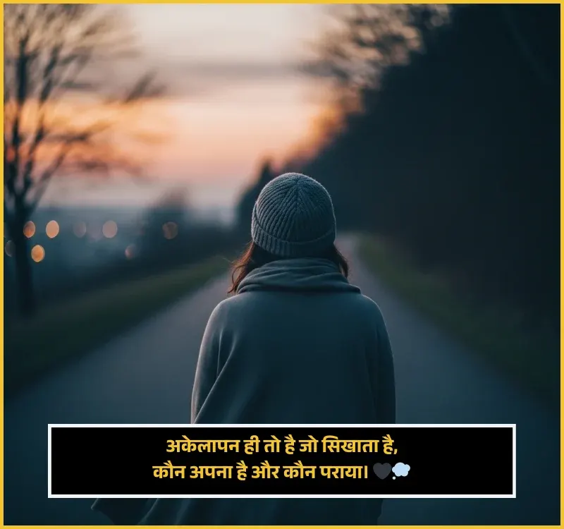 Akelapan Shayari