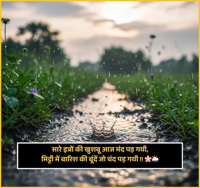 Barish Shayari in Hindi