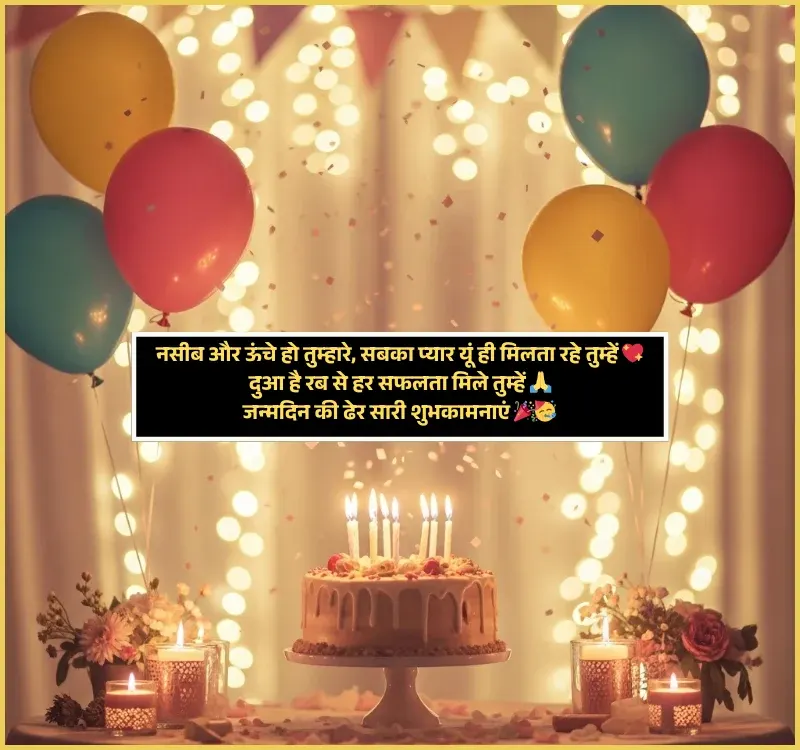 Birthday Shayari
