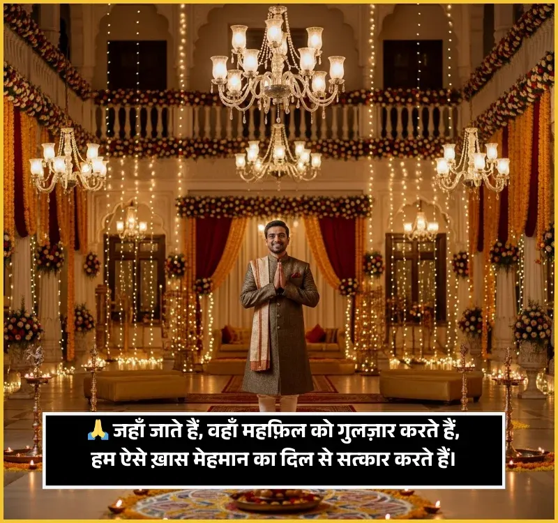 Chief Guest Welcome Shayari for Guest in Hindi