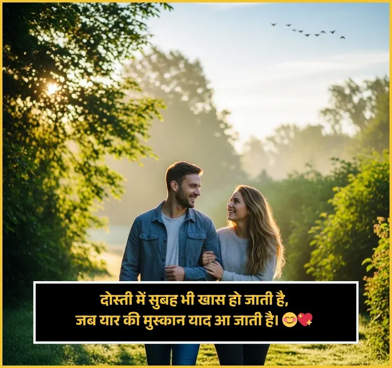 Dosti Good Morning Shayari