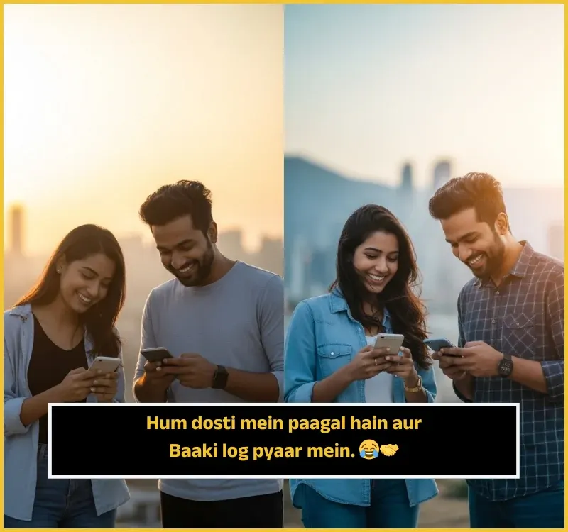 Funny Friendship Shayari in English Funny Friendship Shayari in English