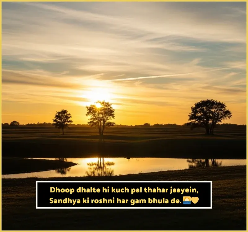 Good Evening Shayari in English