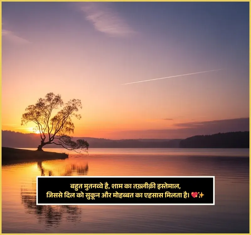 Good Evening Shayari Love