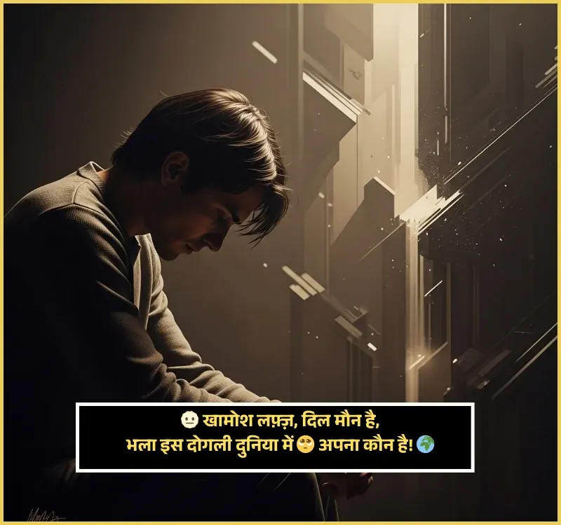 Khamoshi Shayari 2 Line