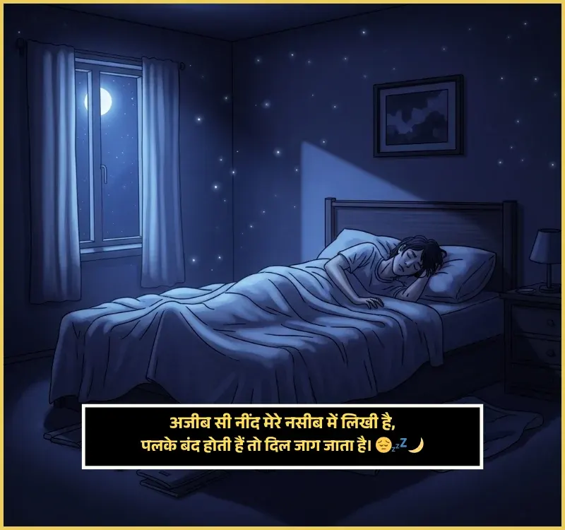 Sleep Shayari Hindi