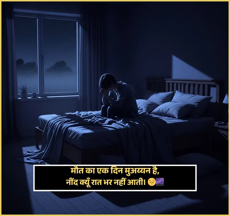 Sleep Shayari in Hindi