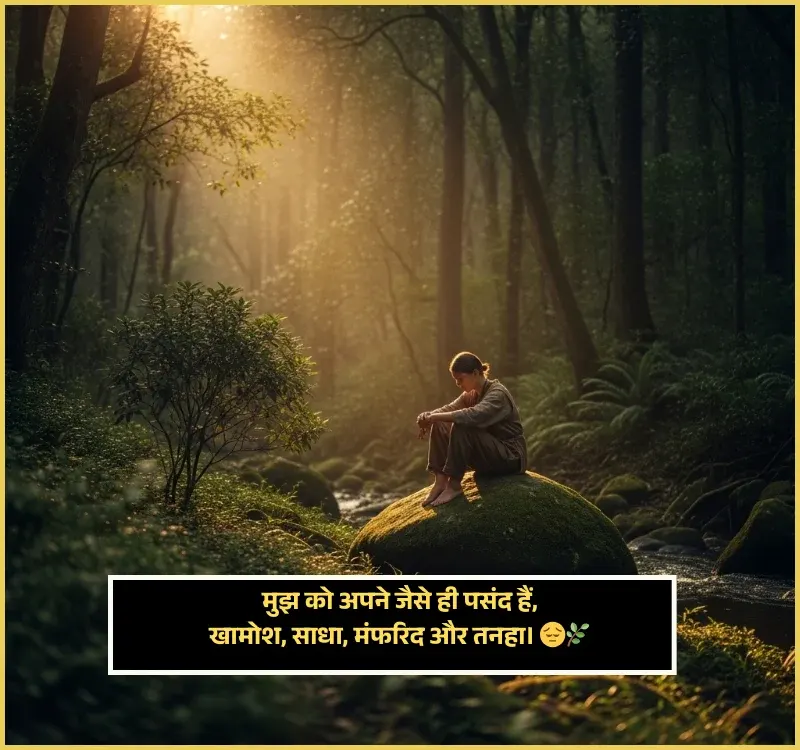 Two Line Khamoshi Shayari