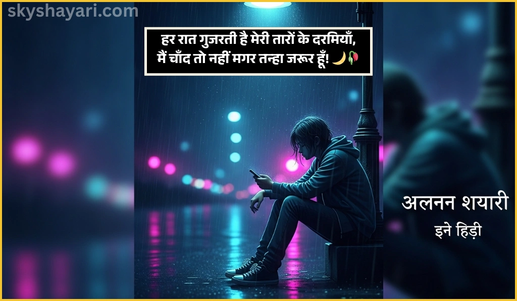 Alone Shayari