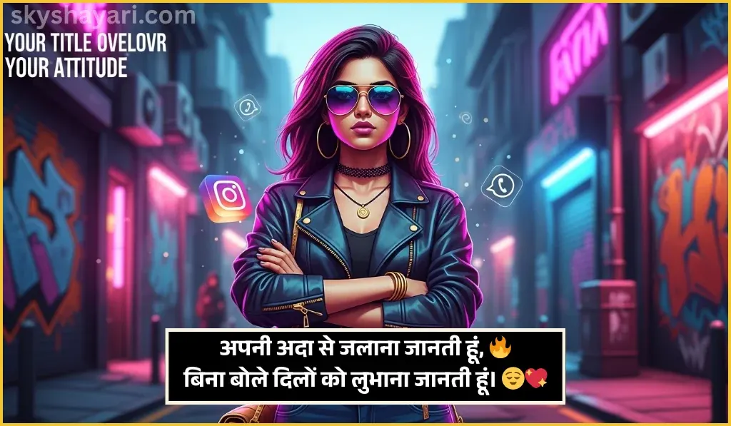 Attitude Shayari for Girls