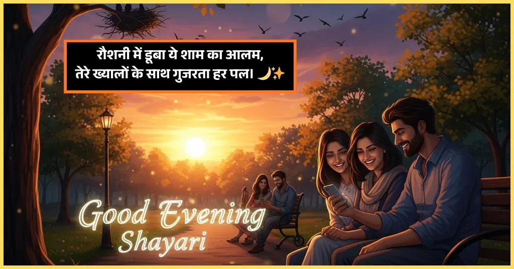 Good Evening Shayari